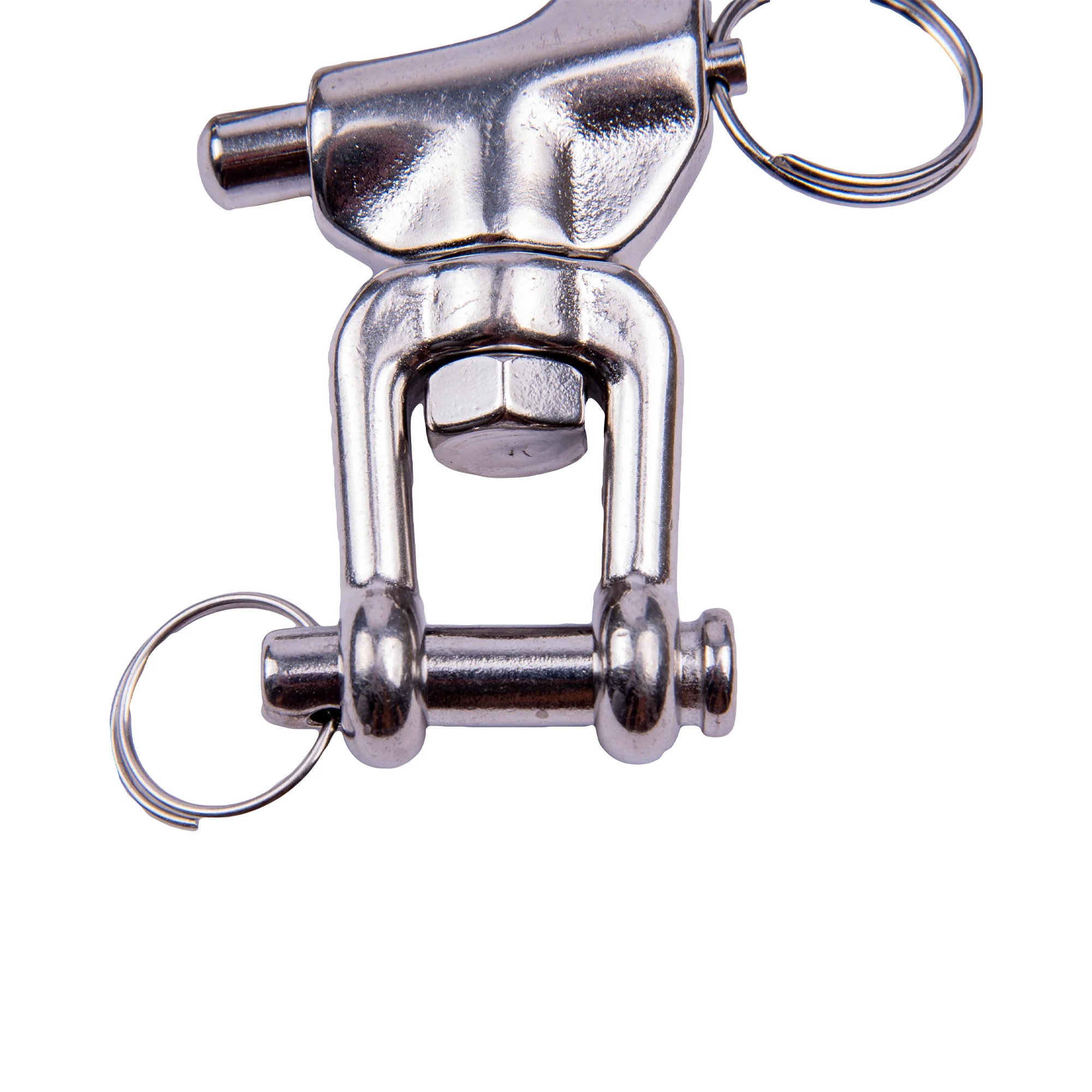 Boatworld Stainless Steel 70mm Jaw Swivel Snap Shackle - Image 3