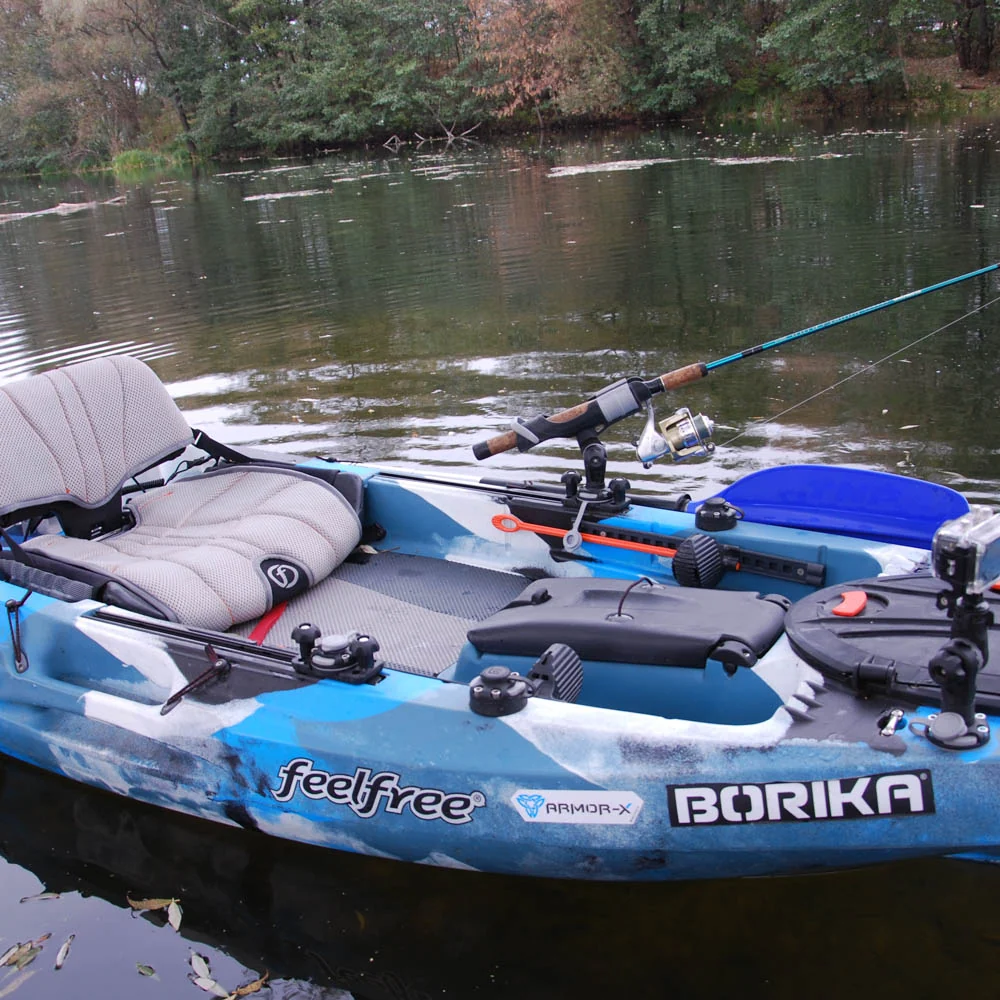 Borika FASTen Fishing Rod Holder with Vertical Installation Mount for T-Track System - Image 2