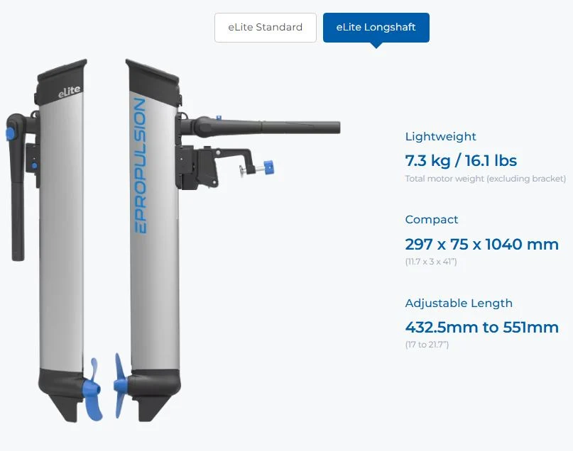 ePropulsion eLite 500W Lightweight Electric Outboard - Image 9