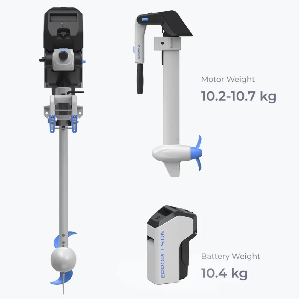 ePropulsion SPIRIT 2 Electric Outboard - Image 2