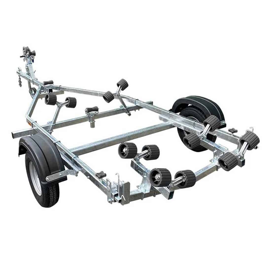 Extreme 750kg Compact Swing Galvanised Boat Trailer - Image 3