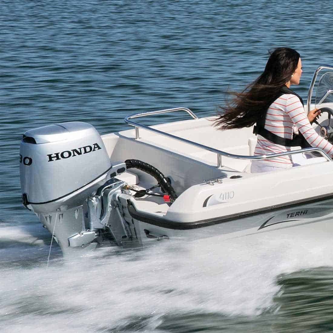 Honda 40hp 4-Stroke Short Shaft Outboard Engine, Power Trim & Tilt - Image 8