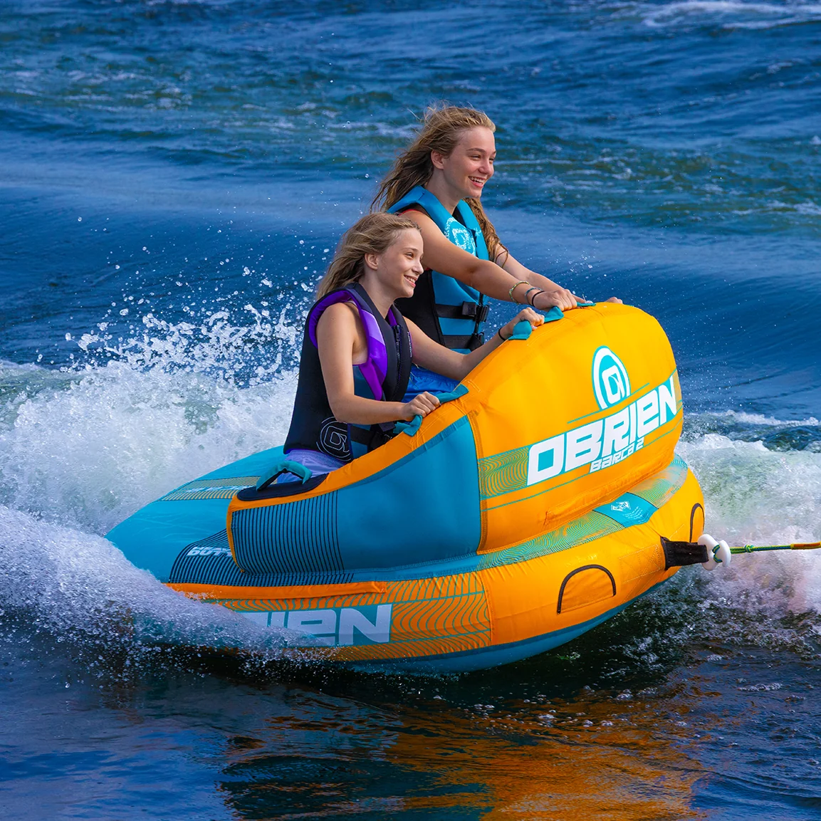 O'Brien Barca 2 Tube Blue/Orange - Image 5