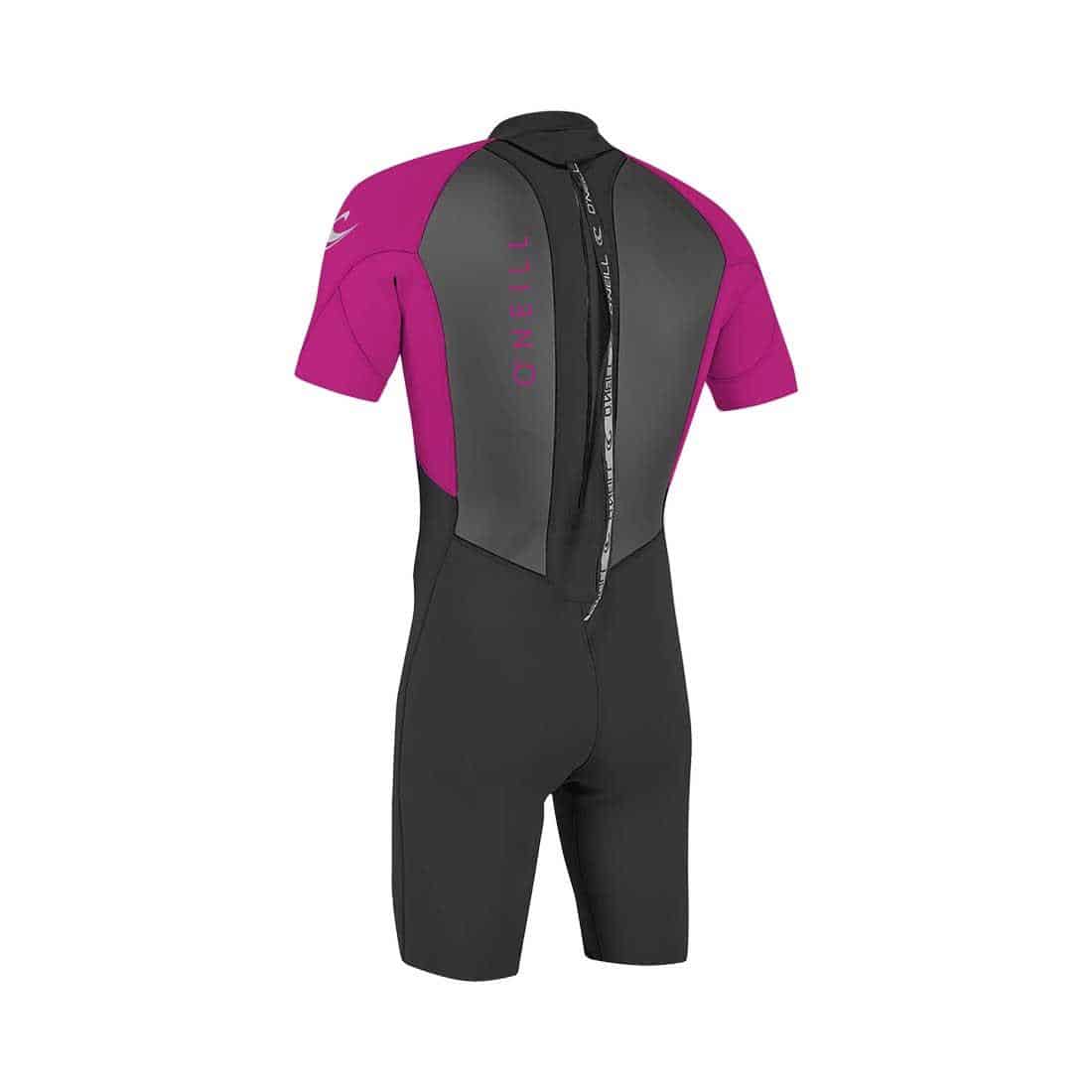 O'Neill Kids Reactor Shorty 2/1mm Black/Berry - Image 2