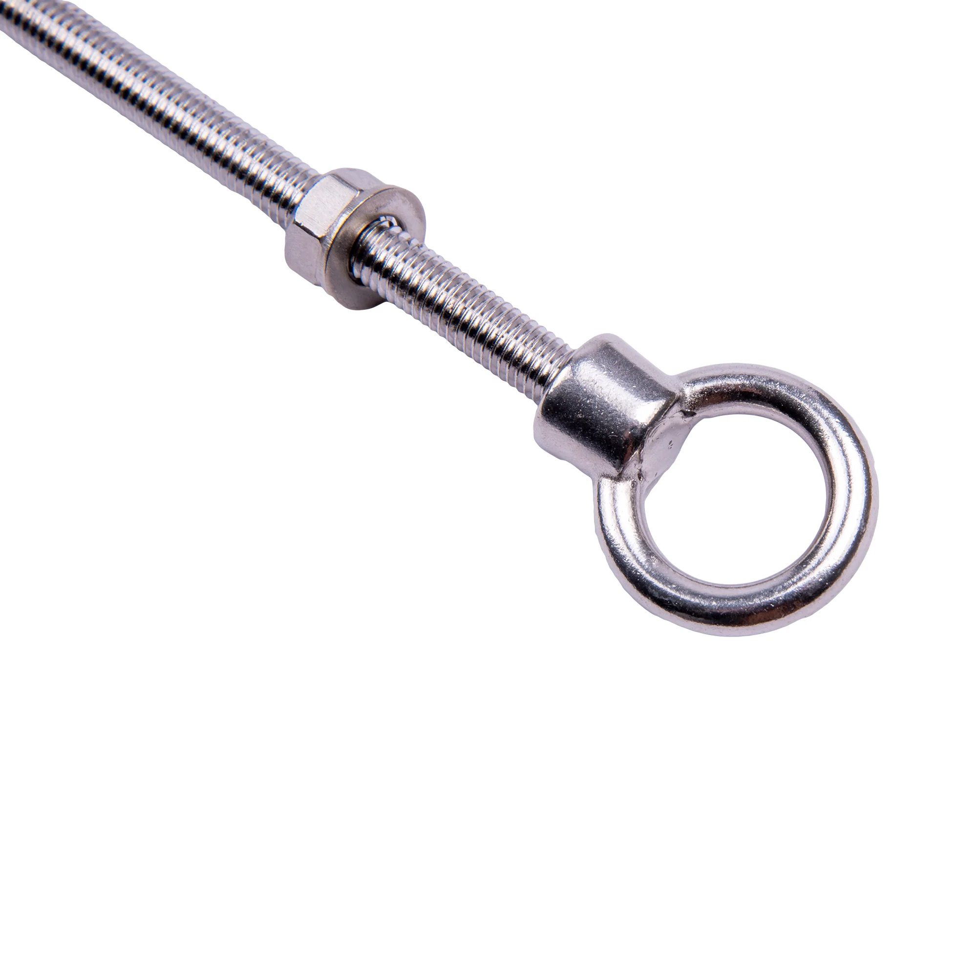 Boatworld Stainless Steel 8mm Eye Bolt Set c/w Nut and Washer - Image 2