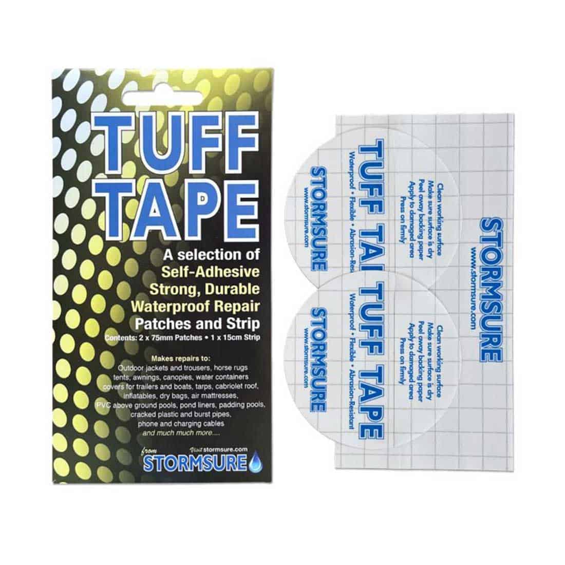 Stormsure 'Tuff Tape' Self Adhesive Waterproof Patches & Strip