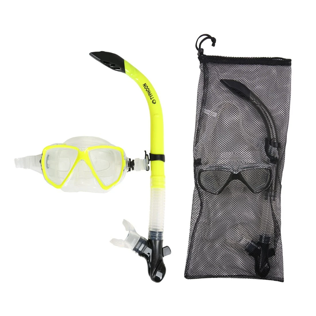 Typhoon Adult Mask & Snorkel Combo Set with Mesh Bag - Image 6