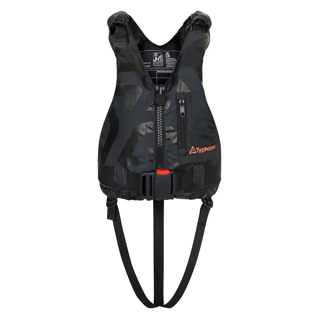 Typhoon Hudson 50N Front Entry Buoyancy Aid Black