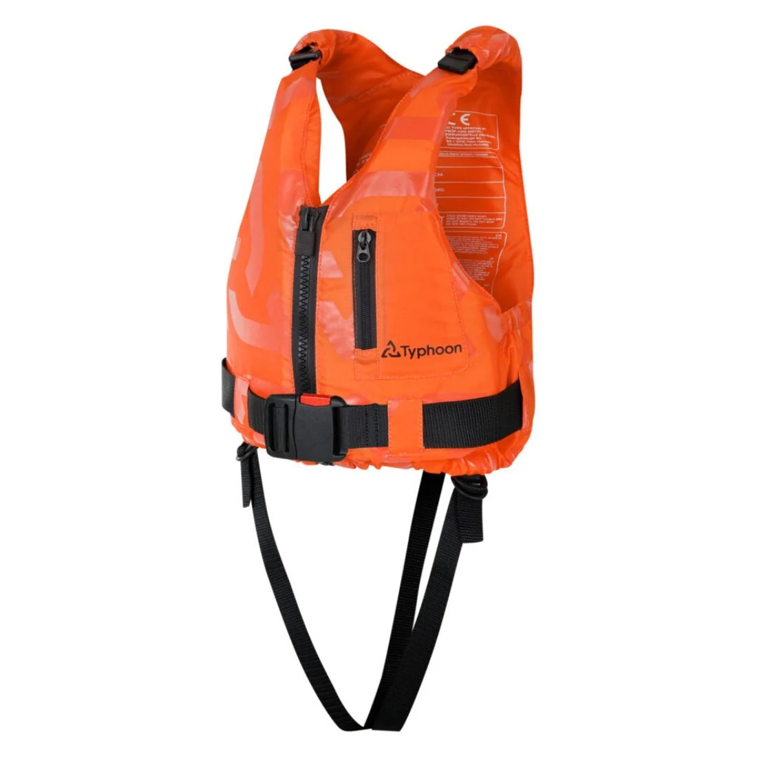 Typhoon Hudson 50N Front Entry Buoyancy Aid Orange - Image 3