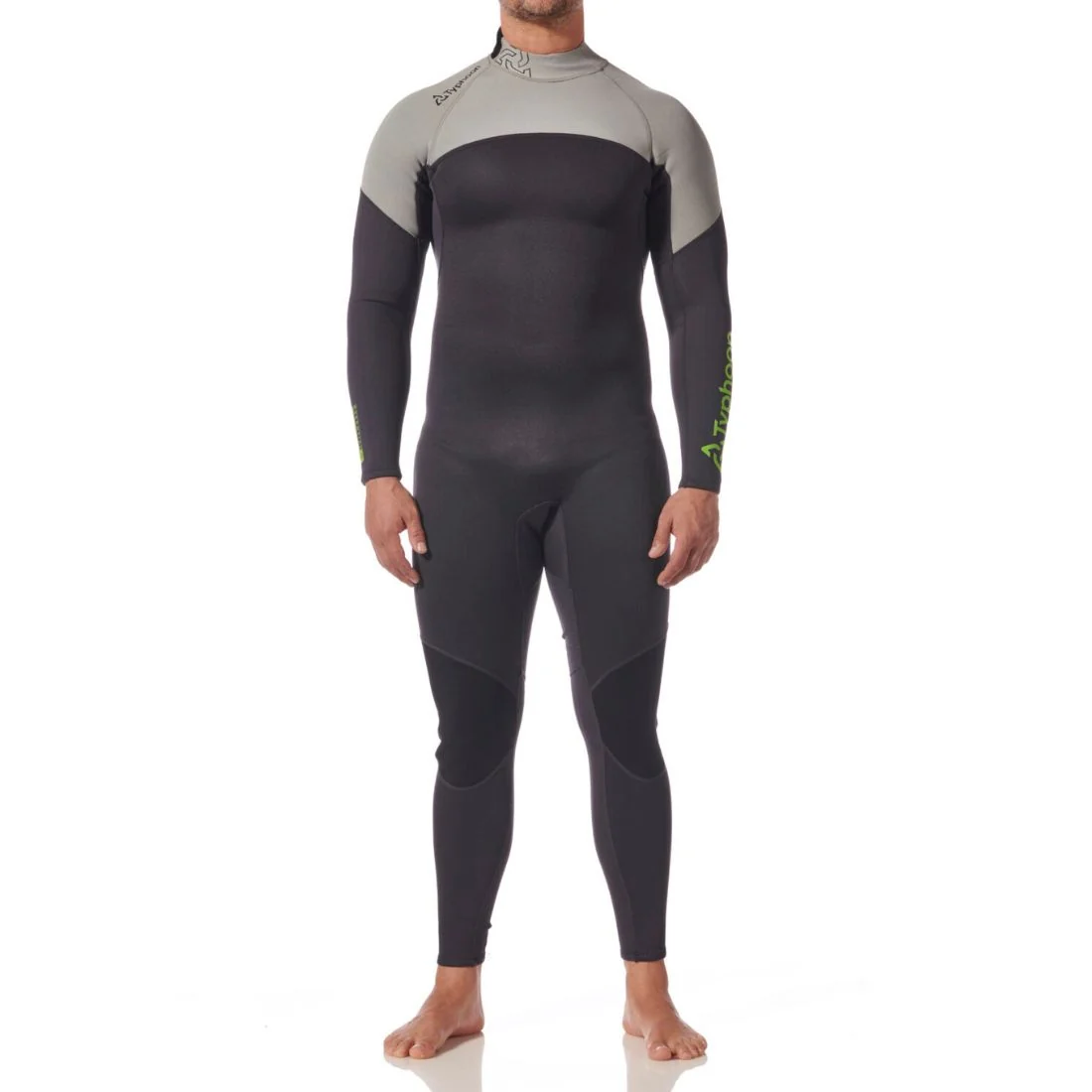 Typhoon Men's Essential 3/2mm Full Wetsuit BZ Graphite/Slate
