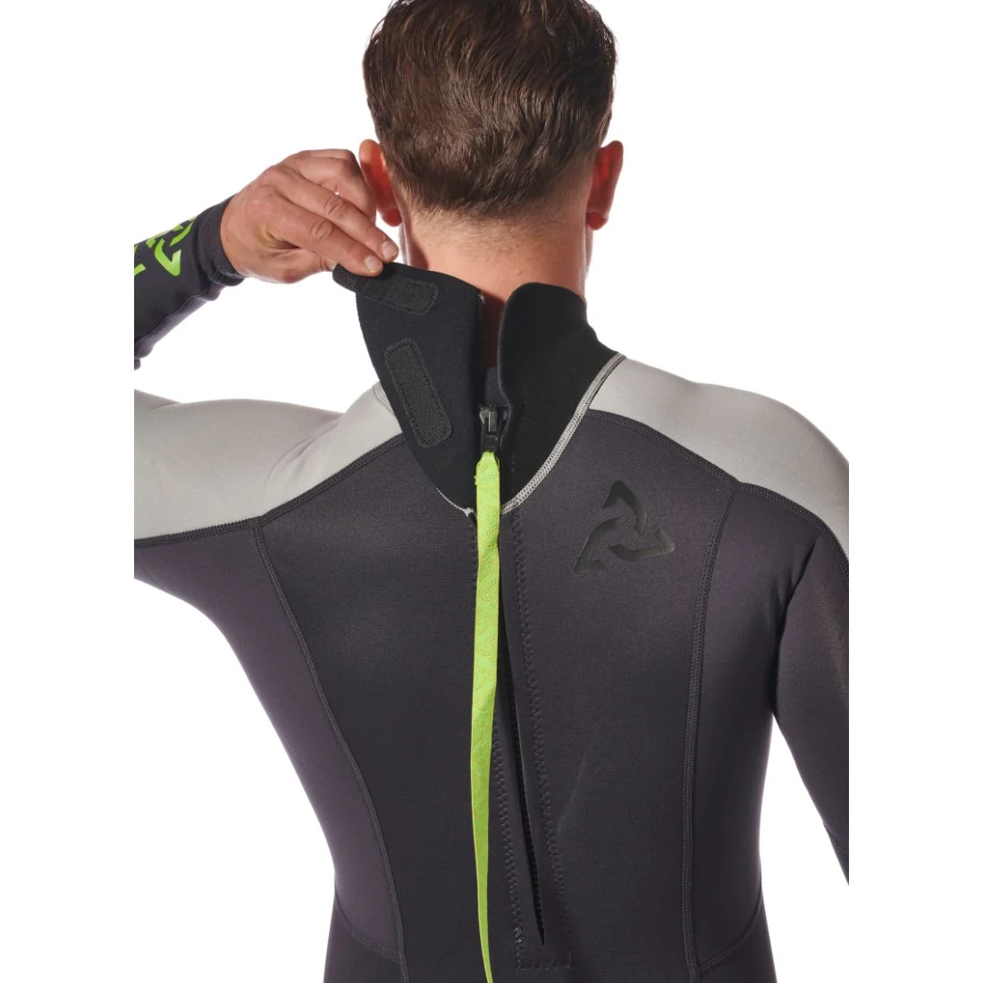 Typhoon Men's Essential 3/2mm Full Wetsuit BZ Graphite/Slate - Image 6