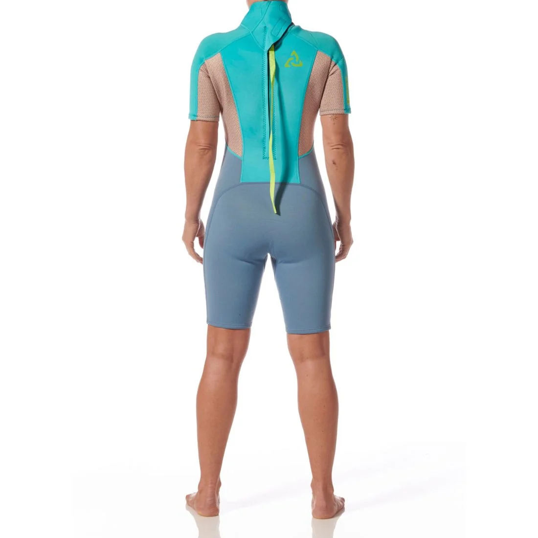 Typhoon Women's Essential 3/2mm Shorty Wetsuit BZ Azure/Nimbus - Image 3