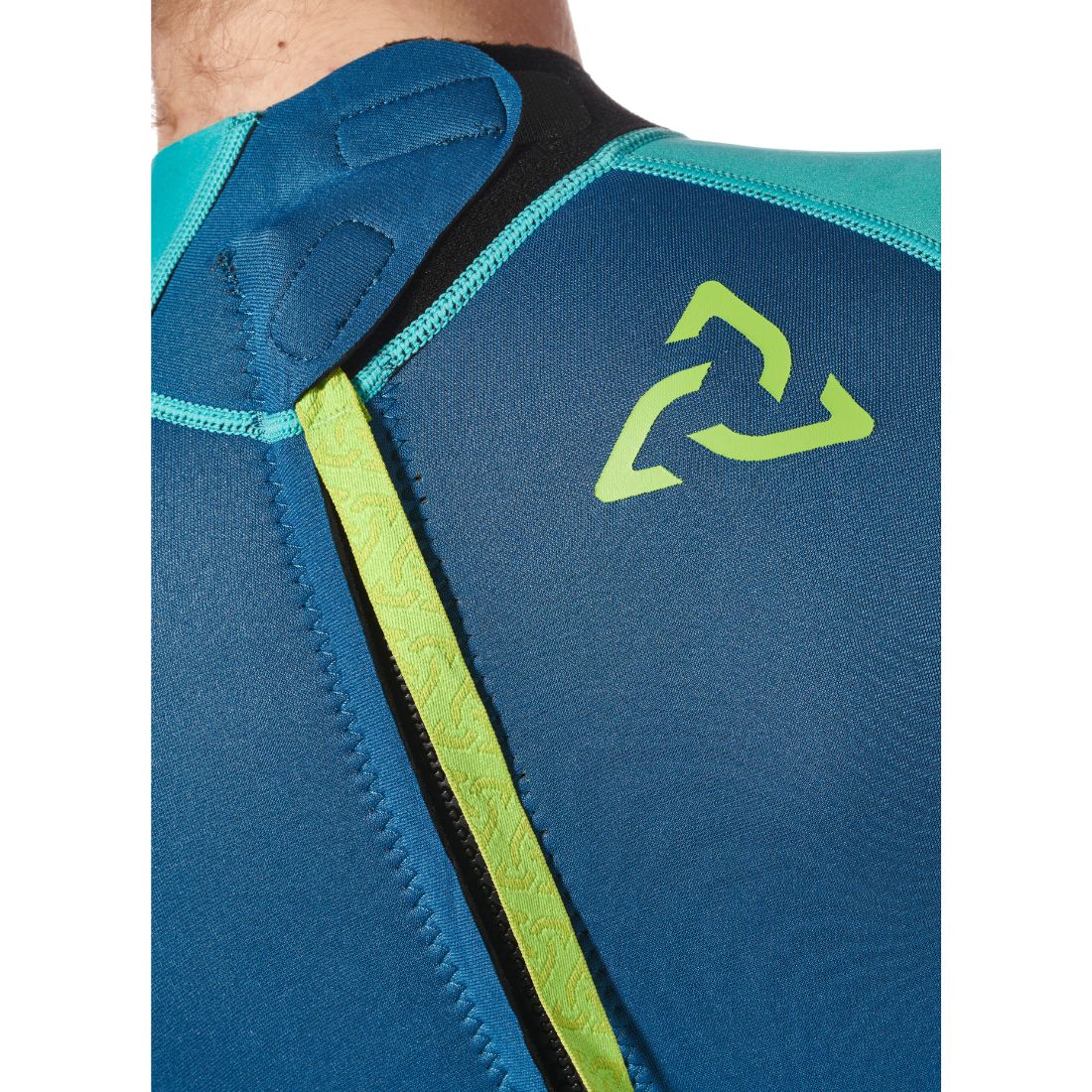 Typhoon Kid's Essential 3/2mm Full Wetsuit BZ Azure/Ocean - Image 6